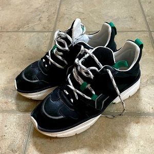 Isabel Marant Kindsay Sneakers Black Green US 7.5-8 or EU 38